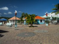 A deserted area in Philipsbug where the cruise ships normally dock. We wisely picked a day when there were only two cruise ships in.